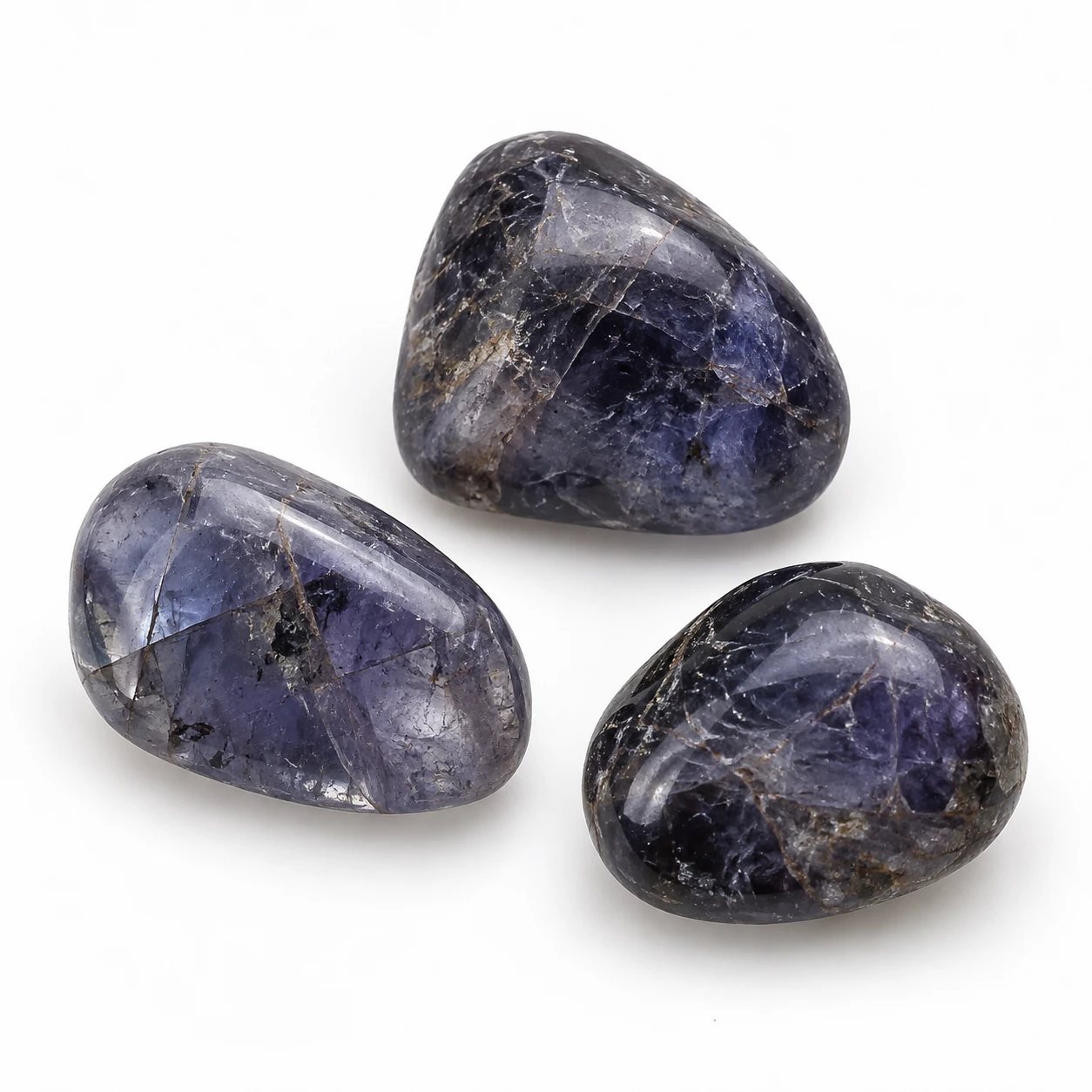 Blauw-violette ioliet, liefst met zichtbare kleurdiepte